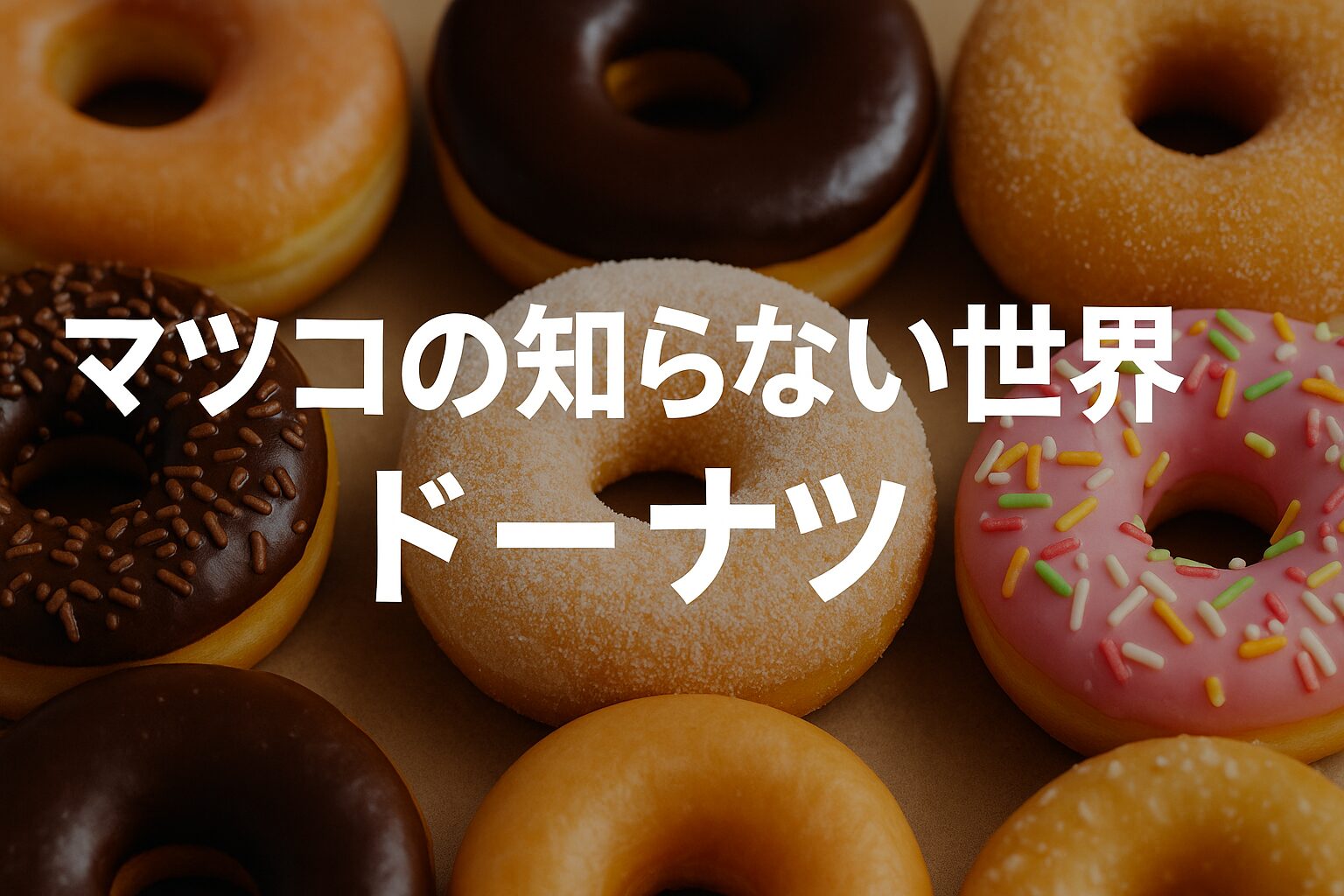 マツコの知らない世界で絶賛ドーナツ徹底解説｜名店情報と最新情報