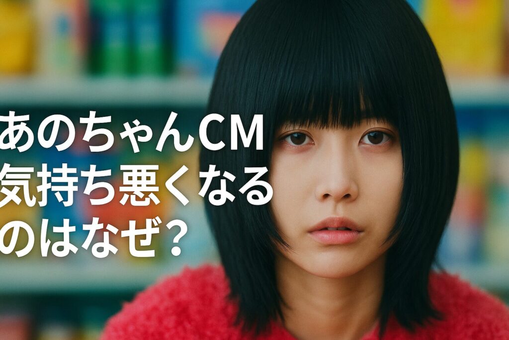あのちゃんCMで気持ち悪くなる原因と対策を徹底解説|炎上背景も